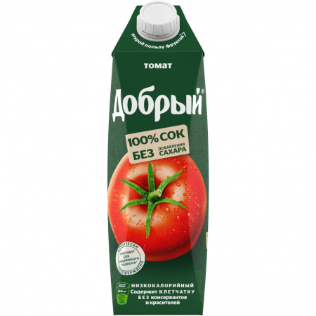 Сок добрый томатный 1 л.