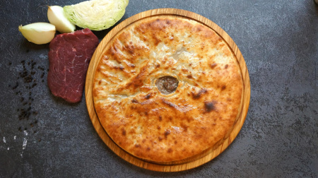 Фыдджин с мясом и капустой